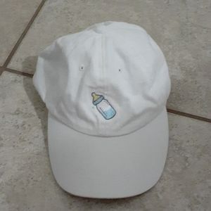 3/$10 Crybaby white cap
